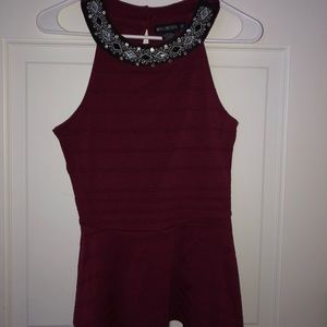 Peplum Holiday Shirt